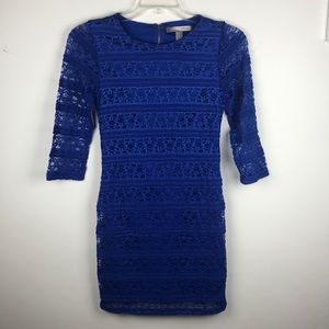 F21 Blue Lace Dress